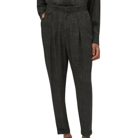 EQUIPMENT Womens XXL The Original Trouser In True Black Multi NWT - Picture 1 of 16